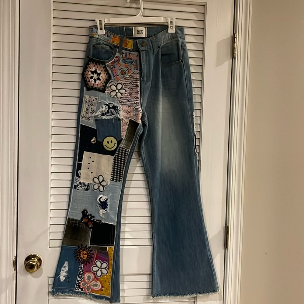 BDG patch denim flare jeans - Size 27